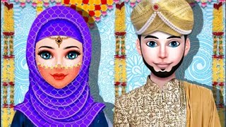 Kashmiri - Indian Hijab Girl Wedding, Dressup and Makeup Salon screenshot 1