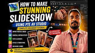 🎬 How to Create a Stunning Slideshow Video Using PTE AV Studio | Complete Beginner Tutorial