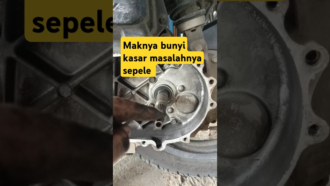 penyebab bearing bak CVT Honda Beat cepat rusak 