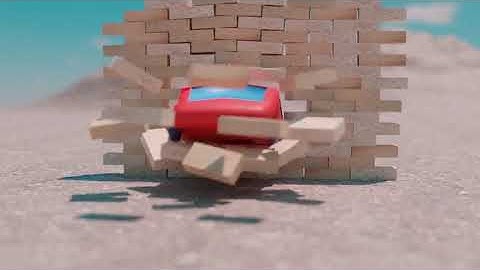 Blender 2.9 - Rigid Body Simulation- Wall Break