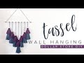 Tassel wall hanging  dollar store diy