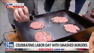 Chef shows how to make a perfect smashed burger