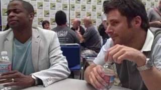 Dule Hill + James Roday Interview - TVaholic.com at Comic Con 2009