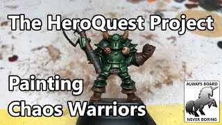 HeroQuest カオス ウォリアーズのペイント方法 |グリーンメタリックアーマー |ヒーロークエスト復元プロジェクト screenshot 2