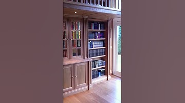 Secret bookcase door