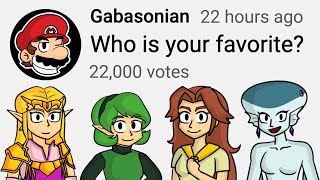 Favorite Zelda Waifu? Zelda, Saria, Malon, Or Ruto?