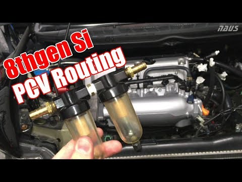 Civic Si (8thgen) All Motor Catch Can Setup