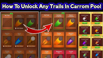 How To Unlock Any Trails In Carrom Pool 😱 Trails Unlock Kaise Kre🤔 Favorite Trails Unlock Trick🔥🔥