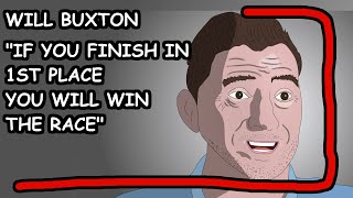 Will Buxton Logic: "If you finish in first place, you will win the race"