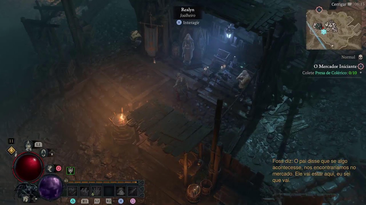 Diablo IV : saga do renegado : continuando com o game bora brincar um pouco #05