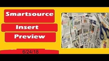 Smartsource Coupon Insert Preview- 6/24/18
