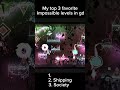 My top 3 favorite impossible levels in gd #geometrydash #gd #games #gaming #rating