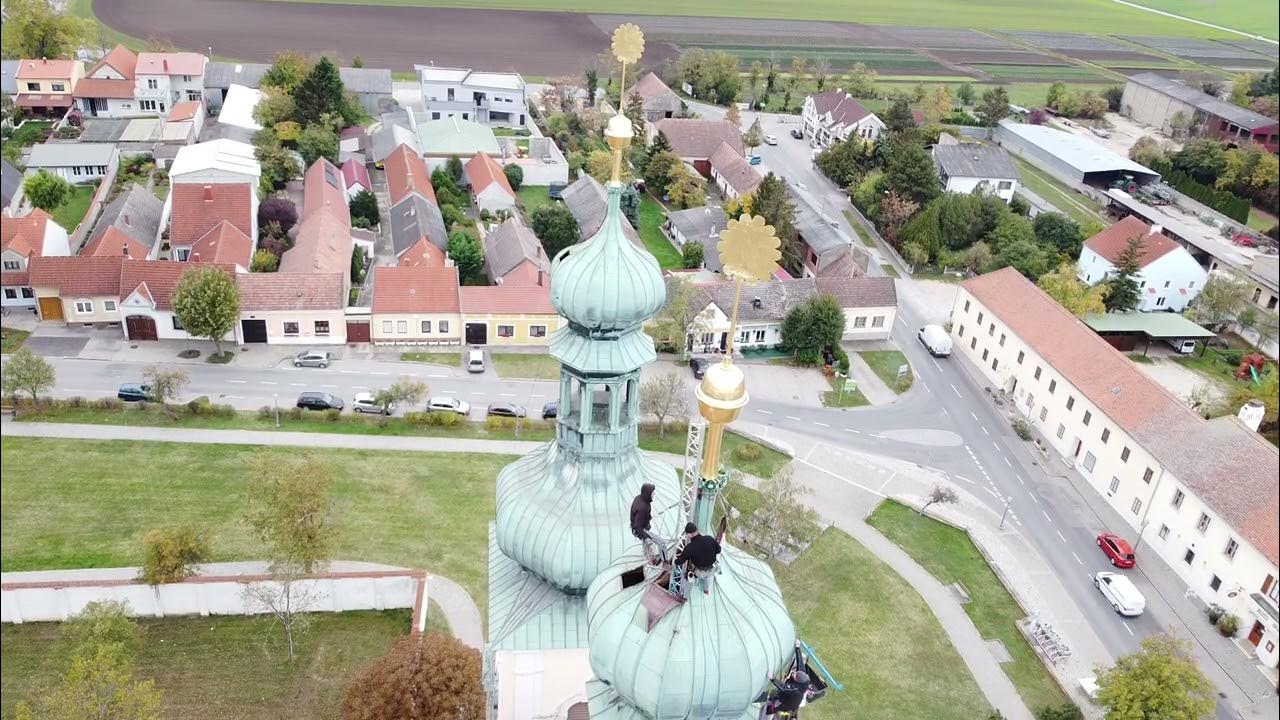 Gloriolen und Sonnen auf dem Kirchturm der Basilika Frauenkirchen YouTube