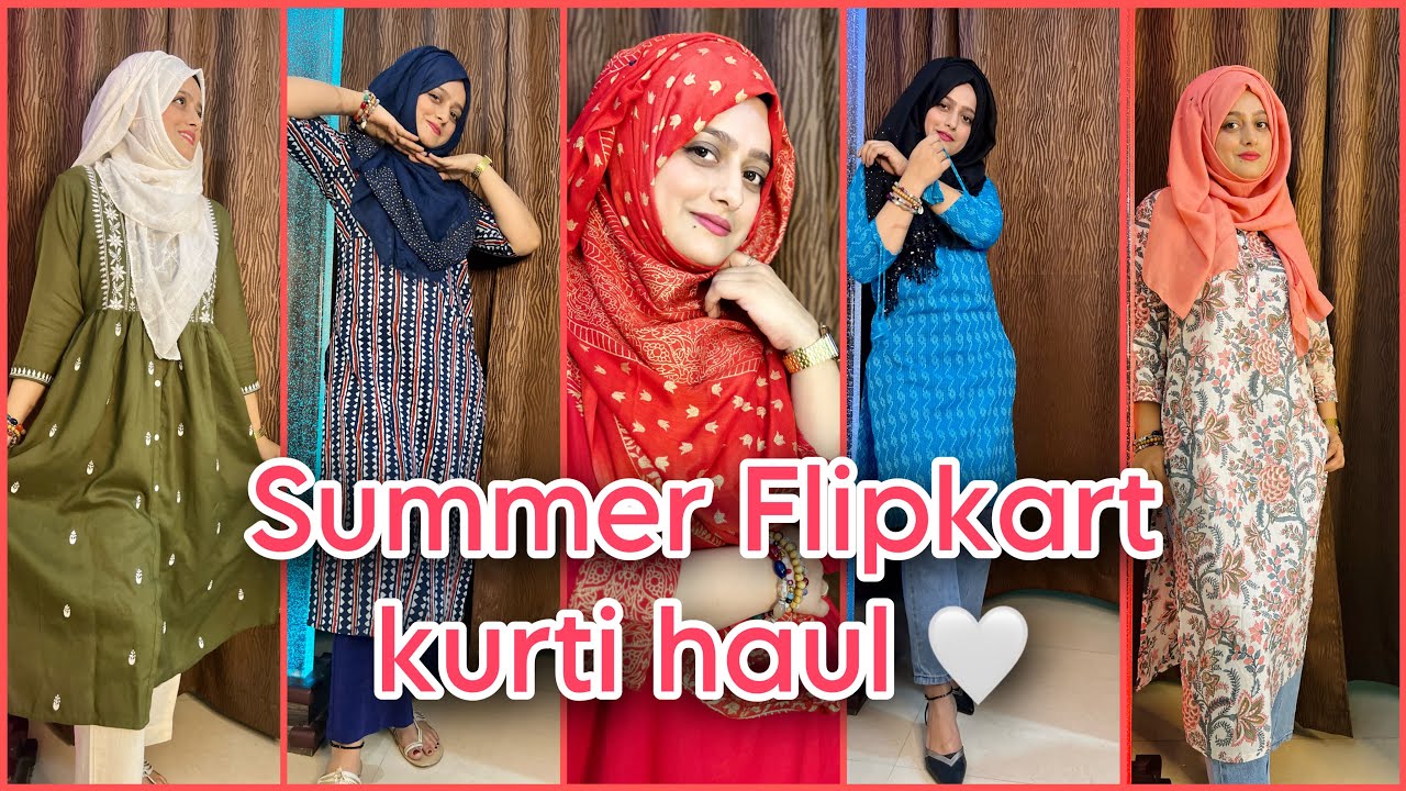 Flipkart Kurti Haul| Anarkali Kurtis #flipkart #anarkali #flipkarthaul  #flipkartkurtis #review - YouTube