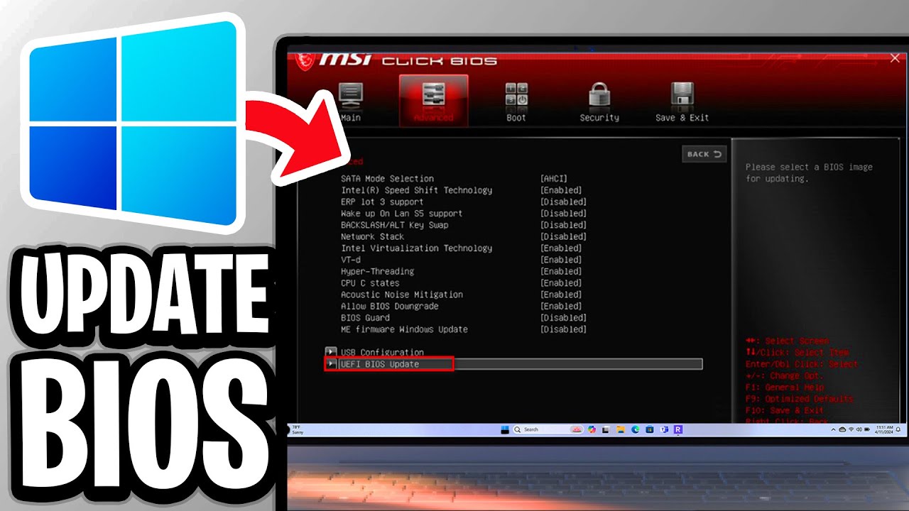 How To Update Bios - Full Guide - YouTube