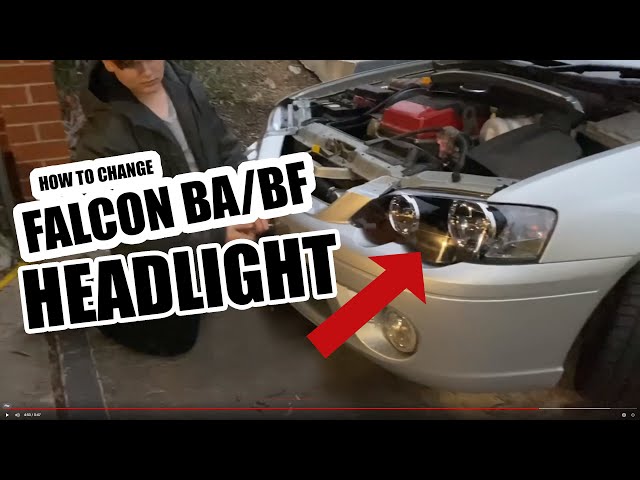 Clear Chrome Headlights For Ford Falcon Fairmont BA BF 2002-2006 – Aftermarket OEM Replacement