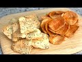 How to make thin crispy keto chips | Keto vegan gluten-free