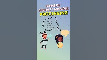 Why Does Your Child Repeat the Same Dialogue? | Gestalt Language Processing Signs