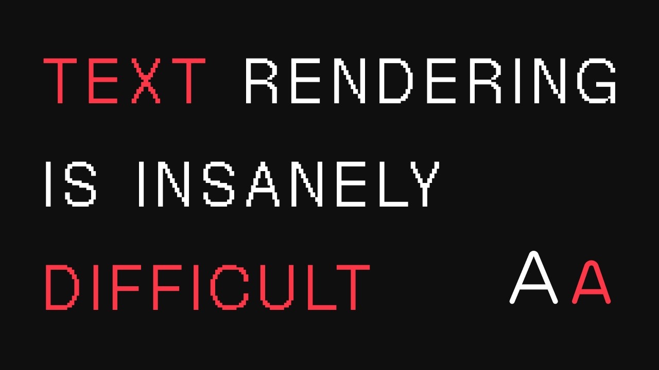 Why is rendering text so complicated? - YouTube