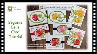 Tutorial & Card Samples featuring Begonia Bell Stamp Stamp Set - July 2026 Product of the Month