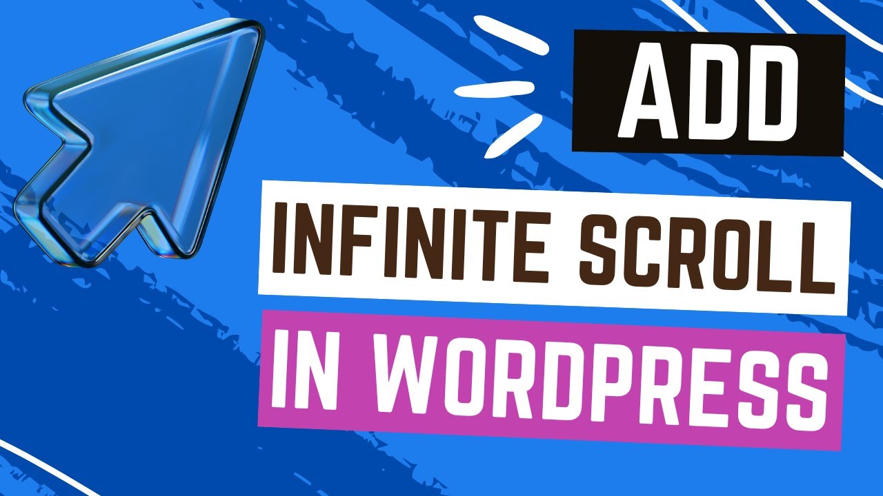 How to Add Infinite Scroll to WordPress - YouTube