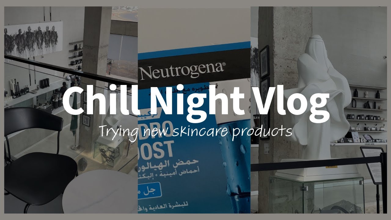 📚☕️Summer Vlog 2: Night routine, skincare shopping and coffee✨🛏️