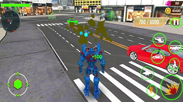Bus Robot Car Transform War – Police Car Robot Games - UFO Robot game - Best Android Gameplay 2020