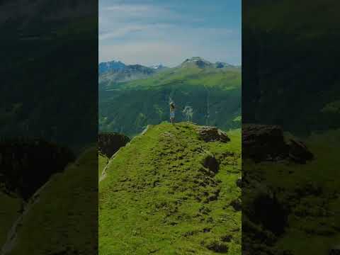 Summer in Swiss Alps ⛰❤️ #shorts #switzerland #dronevideo