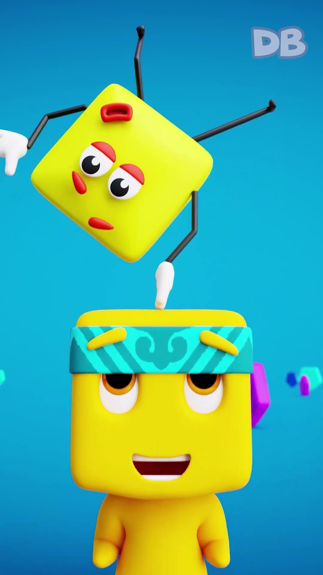 Shape Adventure Learn 3D Shapes! | D Billions #shorts #db