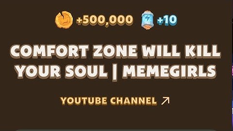 Comfort Zone Will Kill Your Soul Code Memefi | Memefi Youtube Video Code