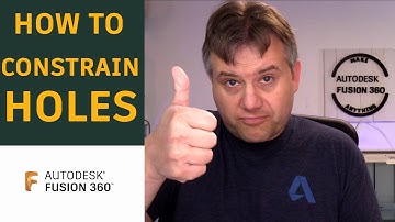 Fusion 360 — How To BETTER Constrain Hole Location — Ask LarsLive