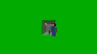 Minecraft Wall Green Screen