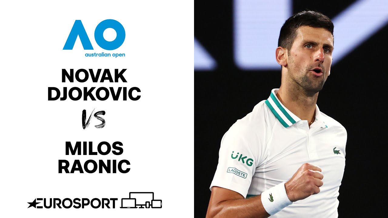 Novak Djokovic v Milos Raonic | Australian Open 2021 - Highlights | Tennis | Eurosport
