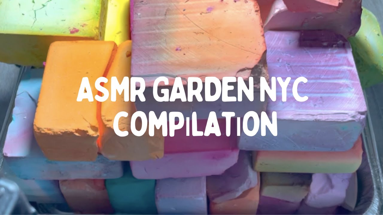 ✨🌈🤍  CREATOR SERIES PART 125 🍭✨🌈🤍  PLAIN & DYED GYM CHALK CRUSHING