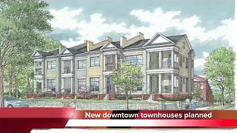New Brabson Hill townhomes being built in downtown...