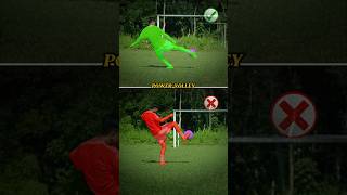 How to do POWER VOLLEY ⚽️.#football #footballskills #soccer #volley #tutorialvideo #shorts