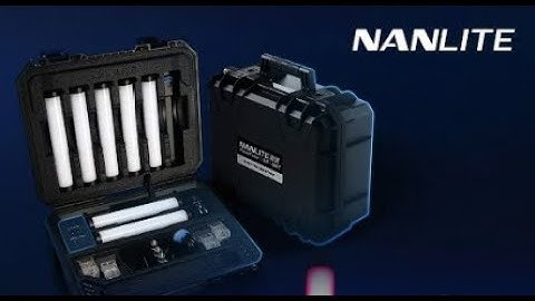 Nanlite PavoTube II 6XR 8-Light Kit Operational Tutorial