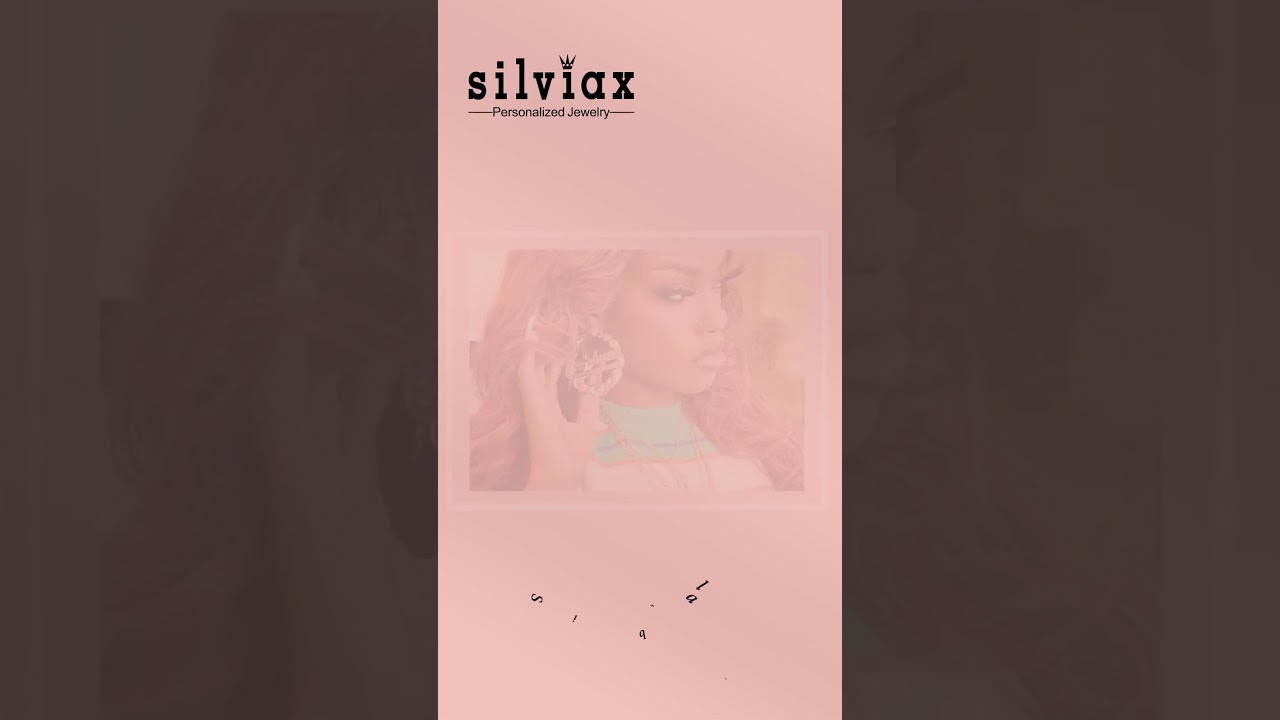 Personalized Nameplate Hoop Earrings | Silviax Jewelry