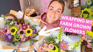 How I Wrap Flower Bouquets in Kraft Paper {2023 Update}