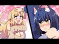 Dog Girl vs. Cat Girl - Anime Short ❤️
