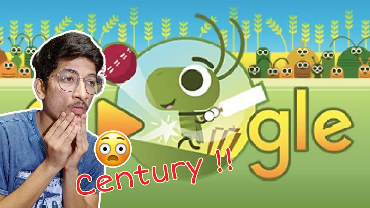 Google Cricket Doodle Gameplay Scored Highest Runs in history Funny
