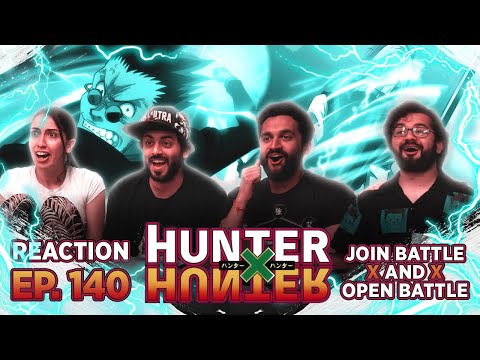 HunterxHunter - Episode 140 Join Battle x And x Open Battle - Group Reaction