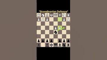 Checkmate with Scandinavian Defence | Chess traps #chess #chessgame #checkmate #chesstactics #fypp
