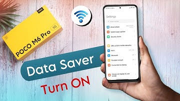 Poco M6 Pro - How to Turn On Data Saver | Poco M6 Pro me Mobile Data Saving Kaise Kare