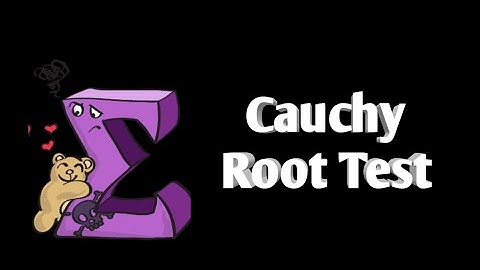 Cauchy Root Test for Convergent or Divergent|Cauchy Root Test definition| examples.