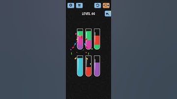Water Color Sort Level 60 Walkthrough Solution iOS/Android