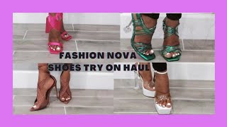 FASHION NOVA SHOES TRY ON HAUL/ SALE! ALL UNDER $25!