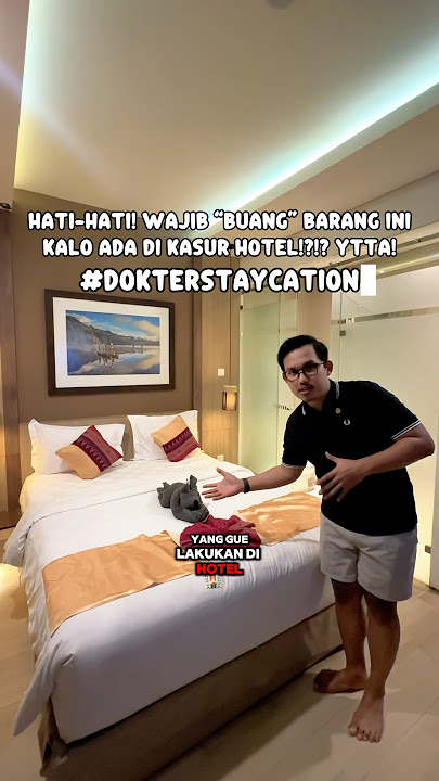 Aduh! Jangan Pake 2 Barang Dalam Kamar Hotel Ini pas Staycation ya #shorts