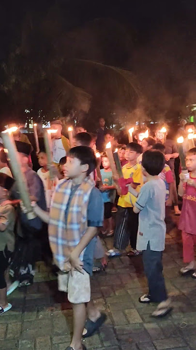 Pawai Obor sambut tahun baru Hijriah 1446H #Karawang #shots