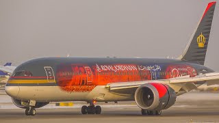 (4K) Cold and WINDY Plane Spotting at Chicago OHare Intl Airport